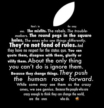 Albert Einstein 24 x 36 by Steve Jobs Apple Think Different Poster 